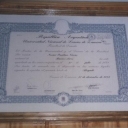 Enmarcado de diplomas